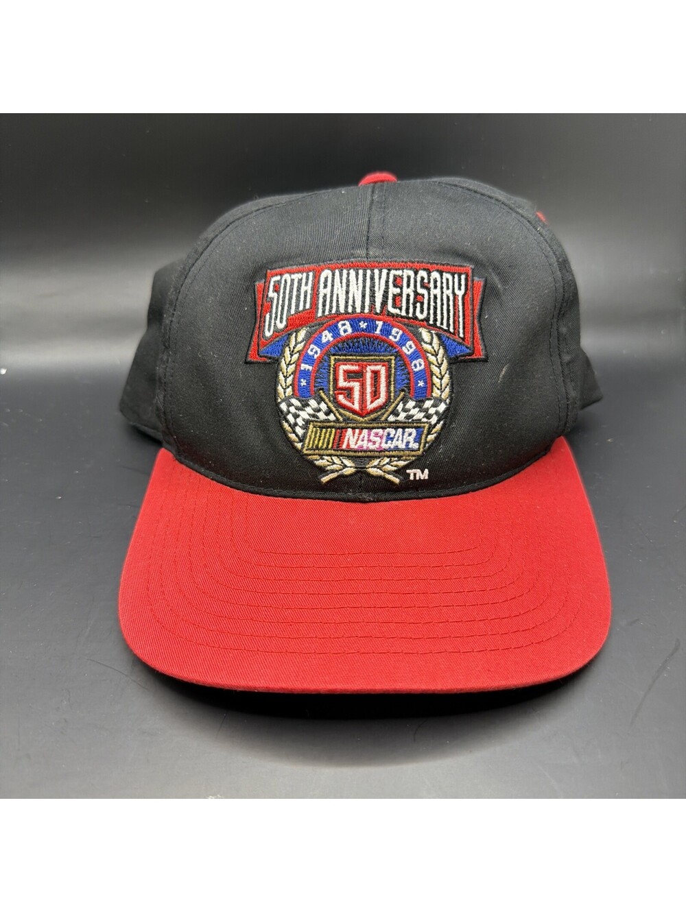NASCAR Vintage 1948-1998 50th Anniversary Adjustable Snapback Hat Cap Trucker